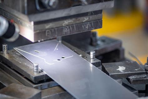 stamping process in sheet metal